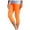 Orange, variant on Riforla Womens Capris for High Waist Stretch Leggings Slim Fitting Yoga Pants Athletic Exercise Workout Capris Womens Summer Pants Hot Pink L