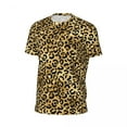 thumbnail image 5 of T Shirt For Men Animal Spots T-Shirt Cheetah Animal Trendy Cool Sports Short Sleeve Breathable Tshir, 5 of 7