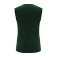 thumbnail image 6 of Odbmxy V-Neck Men's Tank Tops Cotton Sleeveless Clothing for Men Solid Color Casual Breathable Vacation Regular Shirts,Green 3XL, 6 of 6