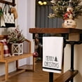 thumbnail image 5 of SM-XLHN Christmas Kitchen Towels Set of 2,Black Xmas Tree Dish Towels 18x26 Inch,Hoilday Farmhouse Home Decoration AD101, 5 of 6