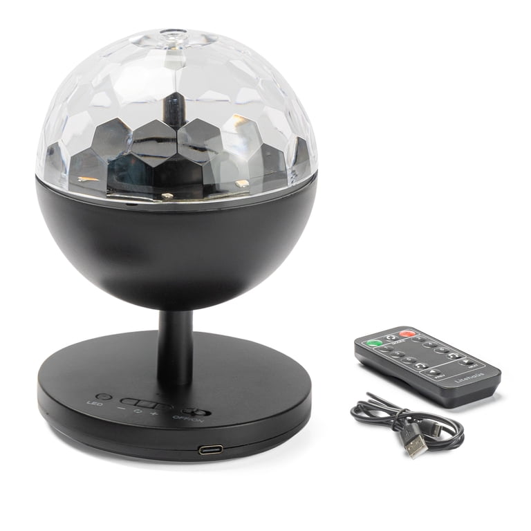 BrightSide Spinning Party Light with Remote, Rechargeable photo 8