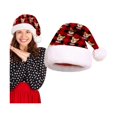 thumbnail image 1 of wonima44 Personalized Santa Hat Photo Christmas Beanie, Custom Kid Santa Hat New Year Festive Holiday Party Supplies, 1 of 1