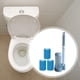 thumbnail image 4 of Cepillo de inodoro desechable para baño, montado en la pared, para el hogar y el hotel. Gris, 4 of 5