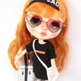 thumbnail image 4 of Doll Casual Outfit camiseta estampada de moda para 1/6 blythe doll dress up accesorio negro Magideal Doll Casual Outfit, 4 of 7