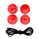 thumbnail image 1 of 4 piezas de acero inoxidable D Pad PVC Patch Boot Deck Black ElasticBungee Rope rojo Sharpla Kit de aparejo de cubierta, 1 of 7