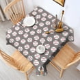 thumbnail image 2 of Baseballs and Love Square Tablecloth,Waterproof Square Table Cover,Wipeable Spillproof Washable Table Cover for Home Kitchen Party Decor 42"X42"(107x107cm), 2 of 6