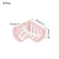 thumbnail image 2 of Lot de 8 Protège-Coins Souples, Mousse de Caoutchouc pour l'Étanchéité des Meubles, Bords de Protection d'Angle pour Table de Foyer, Rose, 2 of 6