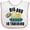 White and Pink, variant on Inktastic Big Bro in Training with Bulldozer Boys Baby Bib
