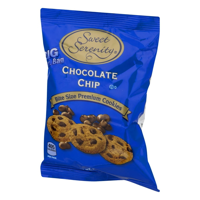 CHOCOCHIP COOKIE ネイビーリボンストライプ ☆ネックレスセット Sweet Serenity Bulk Chocolate Chip Cookies, 3 Oz, 48 Count