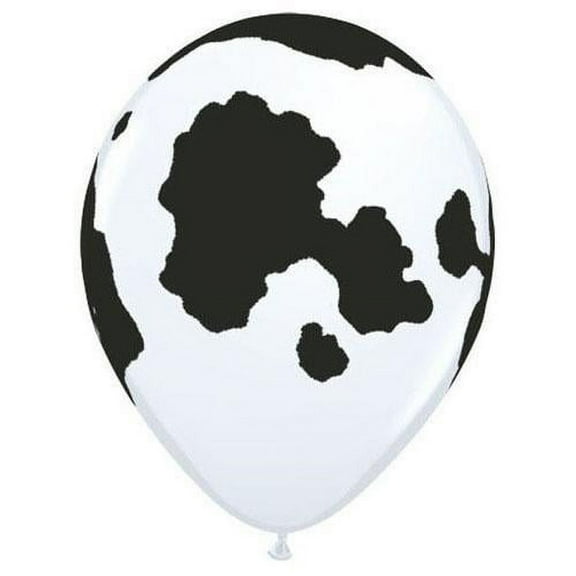LOONBALLOON Animal Theme Balloons, 11″ HOLSTEIN COW