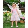 thumbnail image 4 of Arshiner Toddler Tutu Dress Girls Rainbow Tulle Dresses Ruffle Tiered Swing Twirly Summer Sundress, 4 of 6