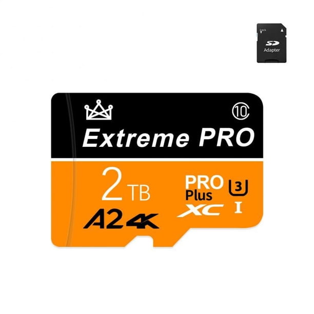 Tarjeta de memoria SD V30 de 128GB Class10, tarjeta Micro TF de 1TB, tarjeta Flash SD de 2TB de alta velocidad para teléfono, dispositivo de juego para coche, Monitor de ordenador qym unisex