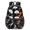 Basketball and Silhouette, variant on Basketball and Hoop Black Pattern 17" School Backpacks for Teens,Waterproof Oxford Fabric,S-Shape Padded Straps for School,Travel,Hiking,Camping