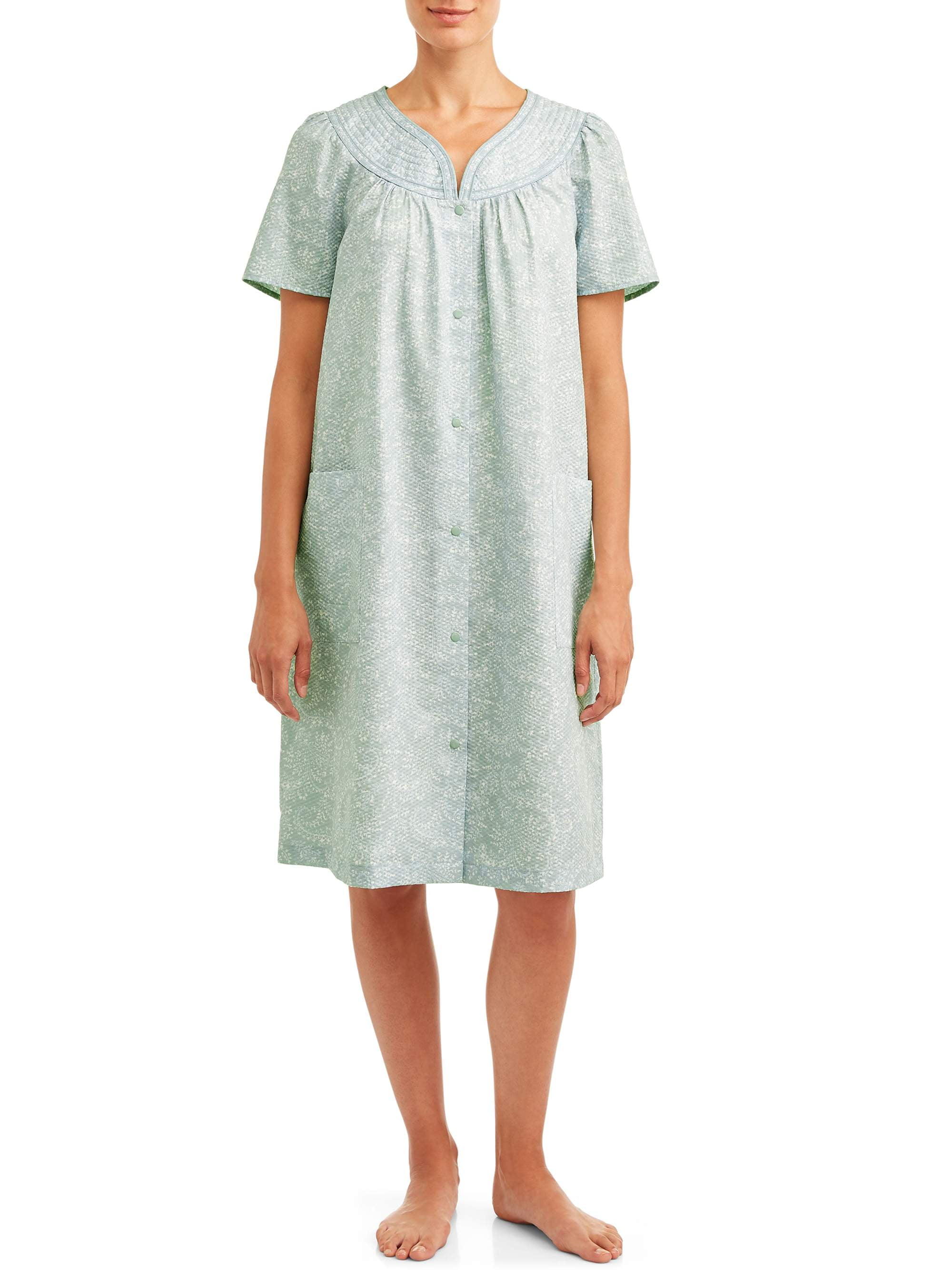 Seersucker duster robe Clearance