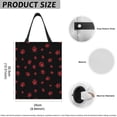 thumbnail image 7 of Yuyamidu Red Dog Paw Car Garbage Bag Holder Organizer Storage Bag Hanging Auto Trash Bin Accessory Collapsible Automotive Trash Bag Fit Car SUV Trucks, 7 of 7