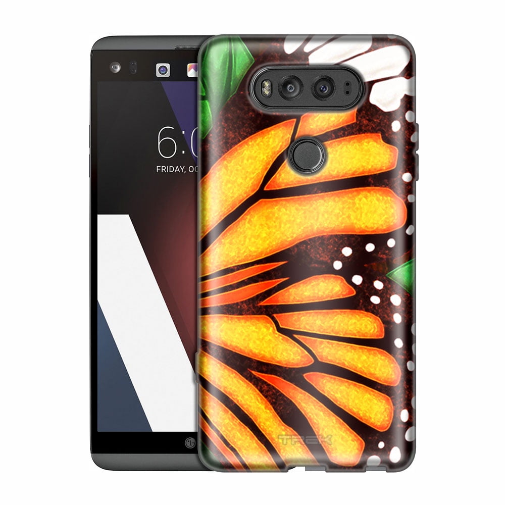 LG V20 Butterfly Wing - Orange Slim Case - Walmart.com
