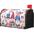 thumbnail image 3 of 4th of July Mailbox Cover Magnetic Independence Day Memorial Day Mailbox Cover Standard Size 25.5 x 21 American Flag Patriotic Mailbox Wrap Post Letter Box Cover Decorative for Home Outdoor Garden, 3 of 6