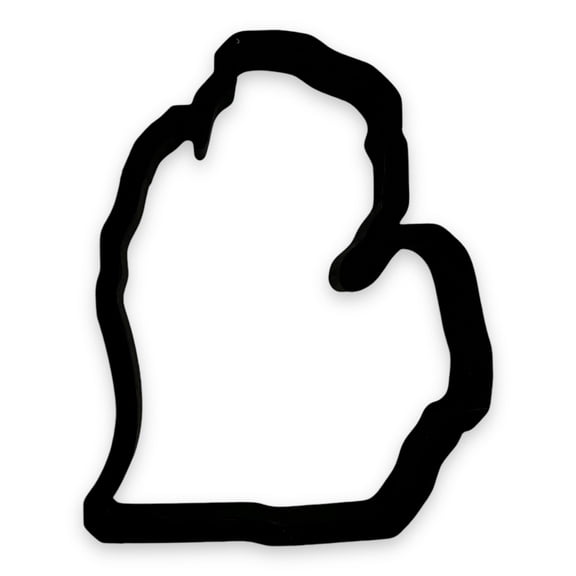 Michigan State Cookie Cutter with Easy Push Design (4 inch)