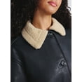 thumbnail image 4 of Time and Tru Women's and Women's Plus Bonded Faux Shearling Jacket, Sizes XS-2X, 4 of 5