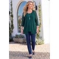 thumbnail image 2 of Catherines Women's Plus Size Shadowstripe Burnout Cardigan, 2 of 6