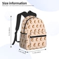 thumbnail image 4 of Lsque Cute Squirrel Classic Casual Backpack - Large Capacity Water-Resistant Backpack for School, Work, Travel, and Outdoor Activities, 4 of 8
