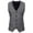 Gray, variant on Men Clearance LYXSSBYX Winter Jackets for Men Clearance Men's Autumn Winter Formal Bussiness Tuxedo Suit Waistcoat Vest Jacket Top Coat