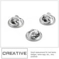 thumbnail image 2 of LOVEVER 150 Pcs Pin Backings Bar Badge Brooch Supply Replacement Parts Copper, 2 of 6