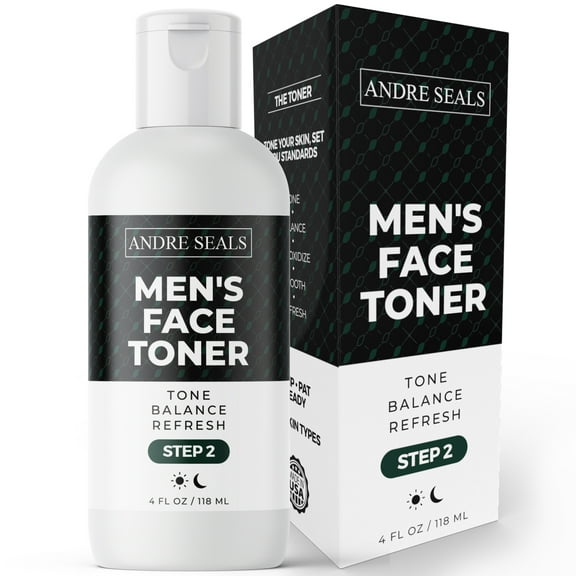 ANDRE SEALS Face Toner with Jojoba Oil, Lavender, and Hyaluronic Acid - Hydrating and Pore Tightening - 4 oz