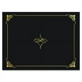 thumbnail image 2 of Geographics Gold Foil Border Certificate Holder, Black, 5 pack, 2 of 2