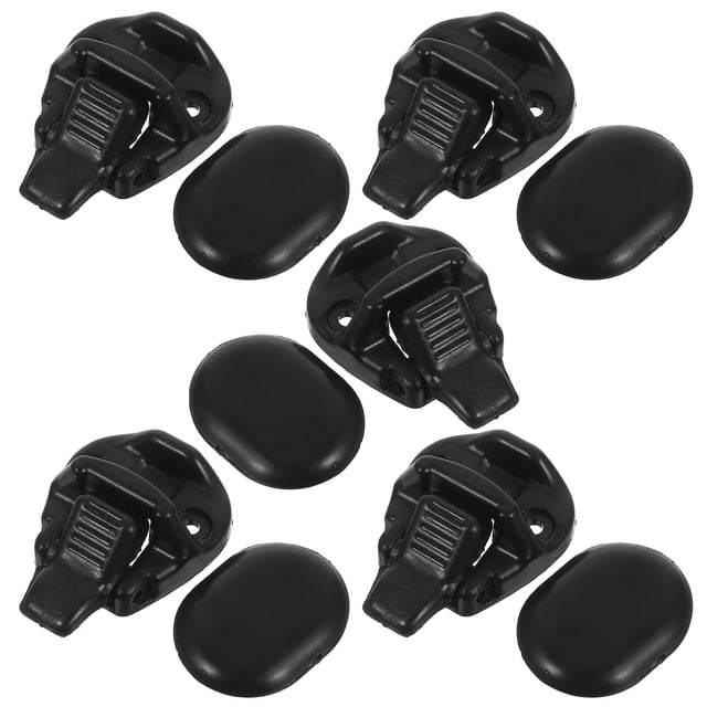 FELTECHELECTR 5Ud Cerradura Para De Negro Accesorio Universal De Seguridad Con Autobloqueo