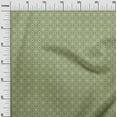 thumbnail image 2 of oneOone Cotton Poplin Green Fabric Floral & Tiles Moroccan Quilting Supplies Print Sewing Fabric By The Yard 42 Inch Wide, 2 of 4