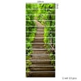 thumbnail image 5 of 100x18cmx13pcs（A）-Stair Riser Sticker Waterproof Tile Decals Self-Adheisve Pattern Faux Weathered Rustic Wood, 5 of 5