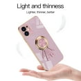thumbnail image 4 of Nalacover Slim Case for iPhone 11 Pro Max,Cute Cartoon 6D Plating Astronaut Hidden Magnetic Ring Kickstand Soft TPU Shockproof Corner Protection Drop Proof Edge Bumper Cover.Lightpink, 4 of 7