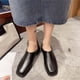 thumbnail image 5 of Amzcrzy Zapatos de mujer,Zapatos de mujer,Zapatillas de mujer, Zapatos de tacón bajo cuadrado para mujer Zapatos de tacón cuadrado de color liso suave Sandalias Mujer Zapatillas De Casa, 5 of 6