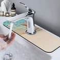 thumbnail image 7 of Xecao Starfish On The Sand Beach for Kitchen Sink Splash Guard Faucet Mat , Faucet Guard & Draining mat, (15" X 5.5" ), 7 of 7