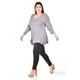 thumbnail image 2 of Blusa asimetrica con pedreria Roman Fashion /Tallas Extras, 1-204N (Gris) gris 38, 2 of 6