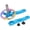 Blue, variant on M Buder ZK-22 Bike Crankset Aluminium Alloy 38T Single Speed Crank Arm Chainwheel Accessory for Mountain Bike Upgrade Blue Color (6.7 inches / 170 mm BCD104mm)