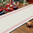 thumbnail image 4 of Christmas Table Runner Simple Pink Stripe Merry Christmas Long Runners for Winter Xmas Home Kitchen Dining Table Decoration 13 x 72 Inch, 4 of 5