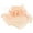 Peach, variant on ChicHeadwear Church Tea Party Organza Floral Sun Hat - White