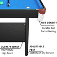thumbnail image 4 of Fiziti 5.5 FT 3 in 1 Ping-Pong Pool Table,Billiard Tables Combo,Hockey Table,Multigame Table Tennis for Kids and Adults, for Family Game Room,Blue, 4 of 15