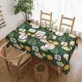 thumbnail image 1 of XMXY Table Cloth Rectangle Table, Daisy Floral Pattern Dining Table Cover Waterproof Washable Outdoor Tablecloth, 54 X 72 Inch, 1 of 8