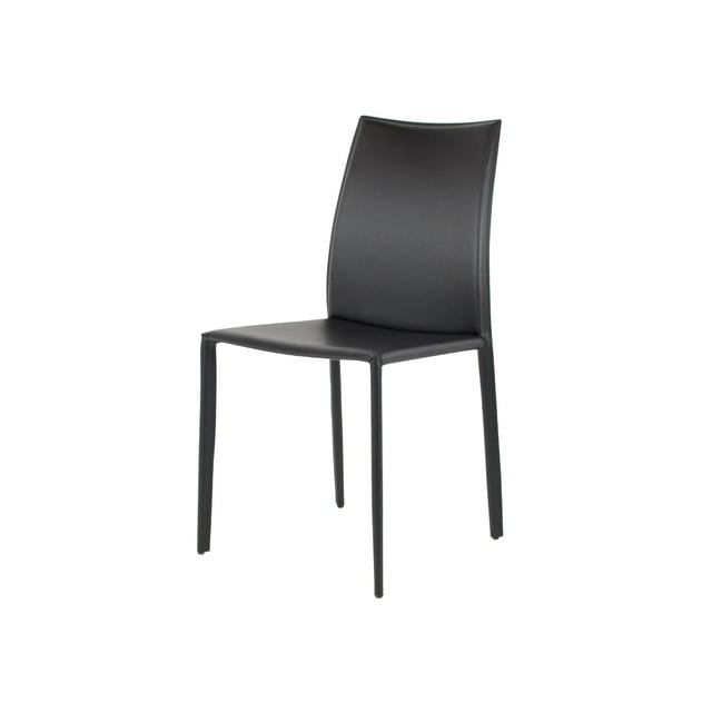 Lynda Modern Leather Upholstered Side Chair - Contract Grade