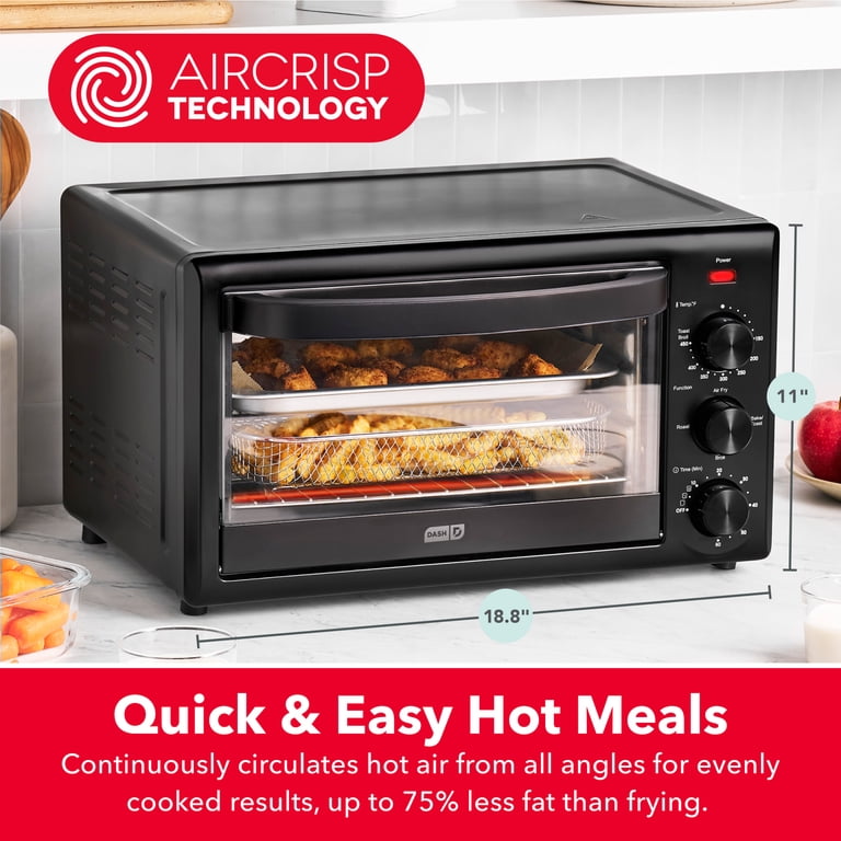 Dash Everyday 23L Air Fryer Toaster Oven, Black photo 2