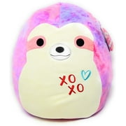 Squishmallows Official Kellytoy 16 Inch Soft Plush Squishy Toy Animals (Sadie Tie Dye Sloth Valentine's Day)
