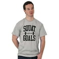 thumbnail image 4 of Squat Goals Workout Motivation Plus Size Crewneck Graphic Tee Shirt Brisco Brands 5X, 4 of 5