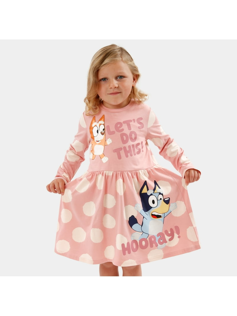 knee length dresses for ladies Bluey Birthday Dress main image 0