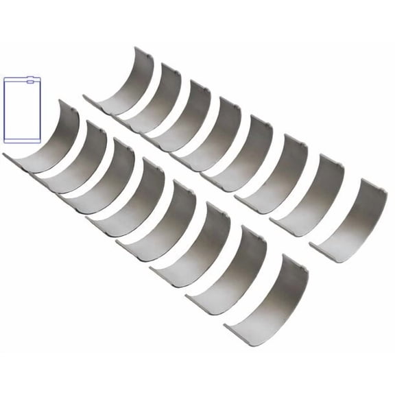 Rod Bearing Set (Size STD) for use in Chrysler/Jeep/Dodge/RAM Engines | 5.7L 345/6.1L 370/6.2L 376 6.4L 392 OHV V8 16V & 8.4L 510 OHV V10 20V