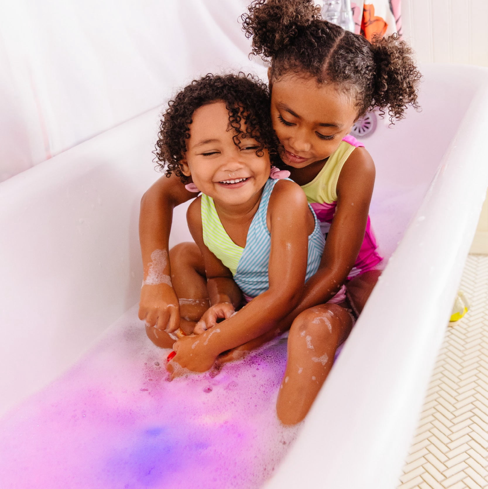 Glo Pals Light-Up Sensory Water Cubes - Purple (Set of 4) for Ages 3 and Up