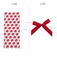 thumbnail image 2 of Red Graduation Cap & Diploma Cellophane Bags with Bow for 48, 2 of 2