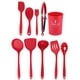 thumbnail image 2 of Utensilios De Cocina Duraderos, Espátula De Cocina, Rojo Para El Hogar Del Restaurante OTVIAP Silicone Kitchen Utensil, 2 of 8